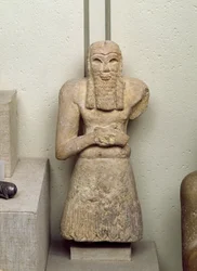 Statue of Ginak, Prince of Edin, from Iraq, 2800-2300 BC